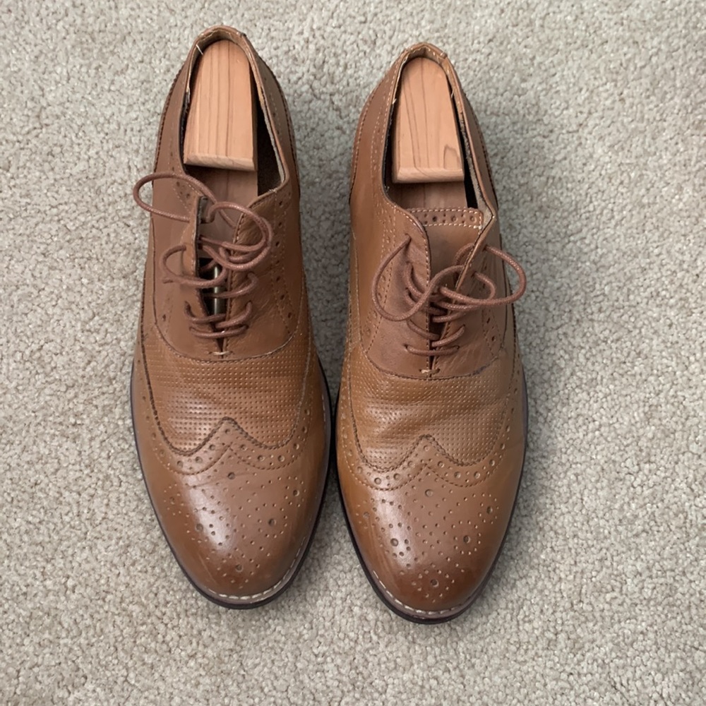 Nunn Bush Mens Wingtip Shoes Size:9
